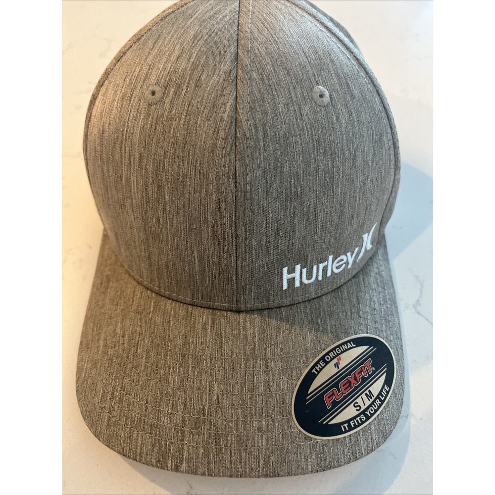 HURLEY BEIGE CORP TEXTURES HAT‎ Cap SIZE S/M Small Medium BEIGE NWT
